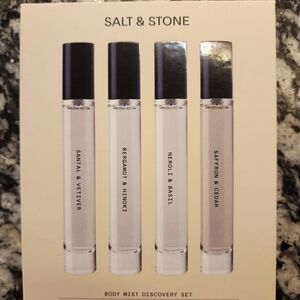 Salt & Stone Body Mist Set - Black, Gray, Cream